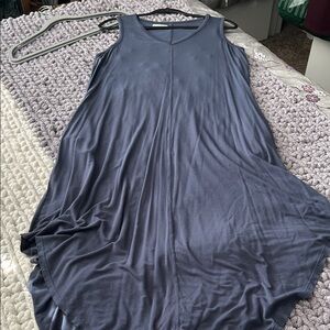 Maurices Asymmetrical Blue Dress